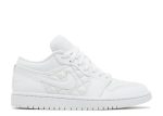 Wmns Air Jordan 1 Low ‘Triple White Quilted’