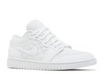 Wmns Air Jordan 1 Low ‘Triple White Quilted’