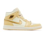 Wmns Air Jordan 1 Mid ‘Pale Vanilla Gold’